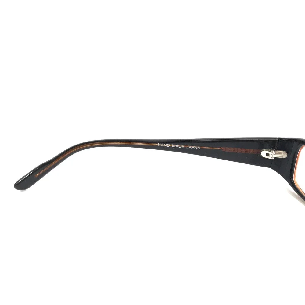 Legre Eyeglasses Frames SH168 C4 Brown Orange Fade Rectangle Full Rim 53-16-135